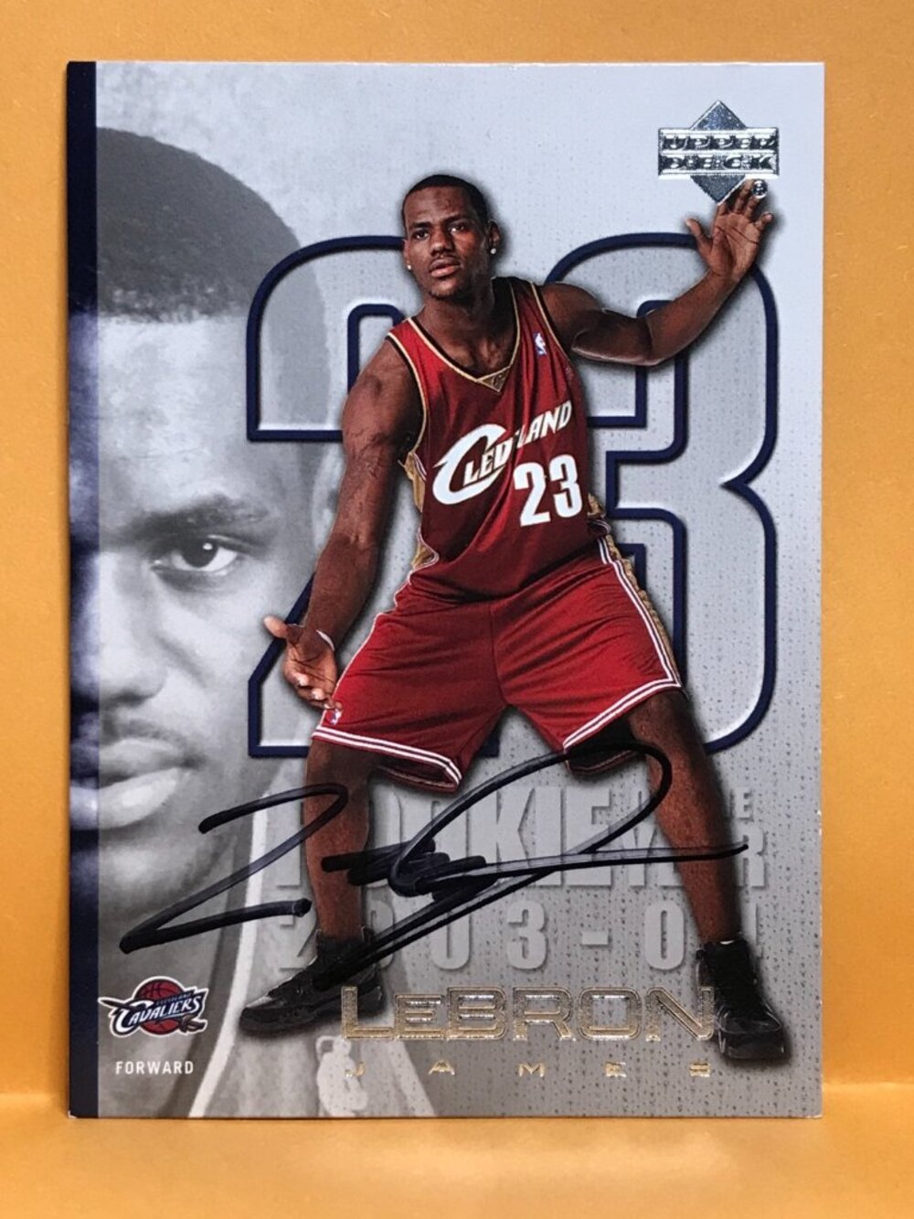 2005-06 Upper Deck LeBron James #LJ18 LeBron James Sign Autograph card # lj18